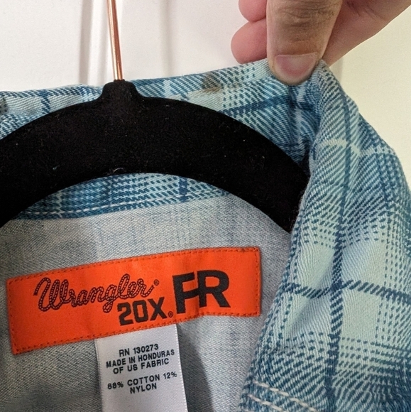 Wrangler FR Snap Front Work Shirt - Picture 4 of 6